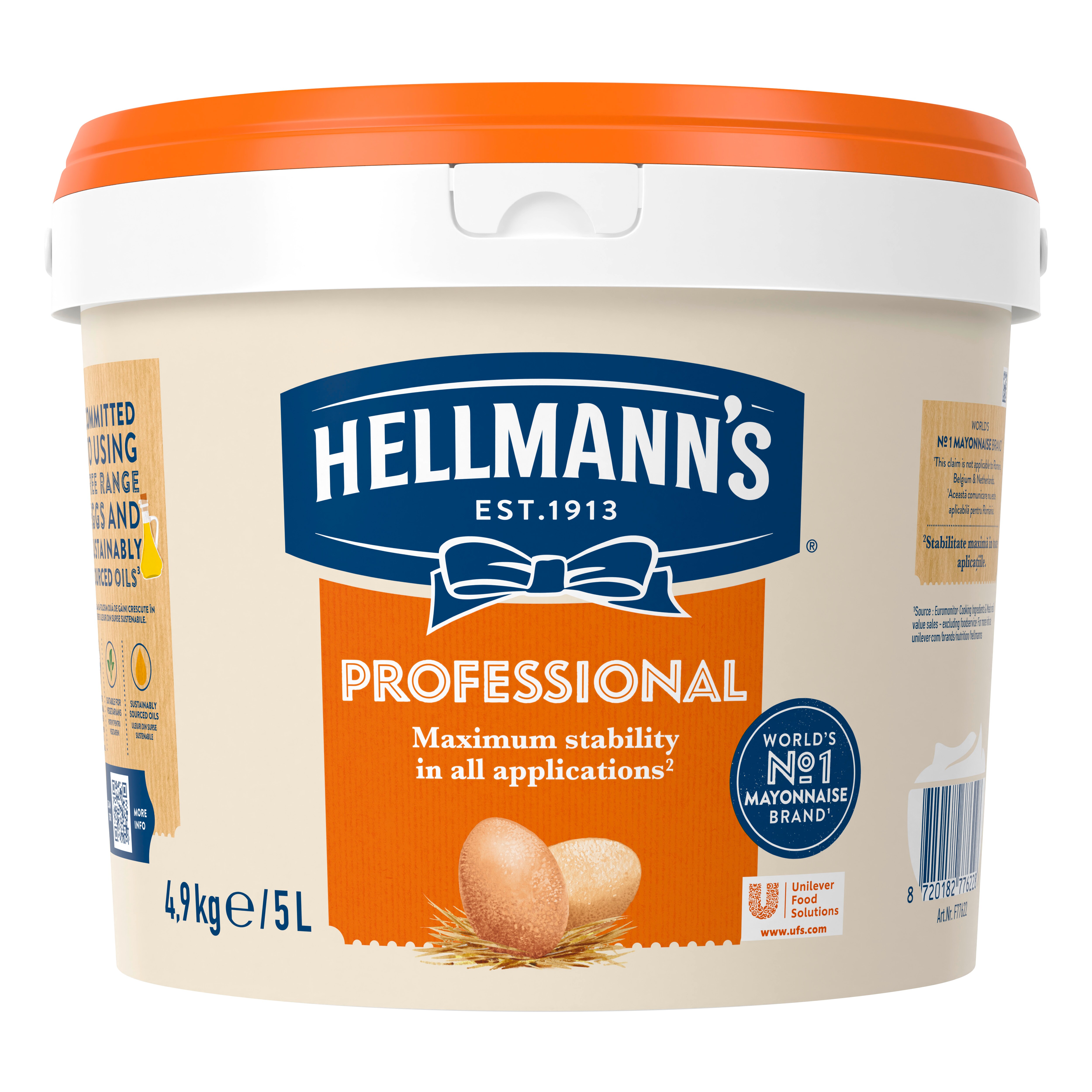 Hellmann's Professional Majoneesi  51 % 5 L / 4,9 kg - 